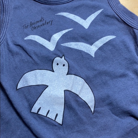 The Animals Observatory Birds Turtle Baby Bodysuit - Picture 2 of 3